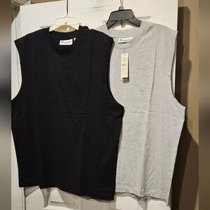 NO BOUNDARIES SLEEVELESS MUSCLE TEES- 2 PACK